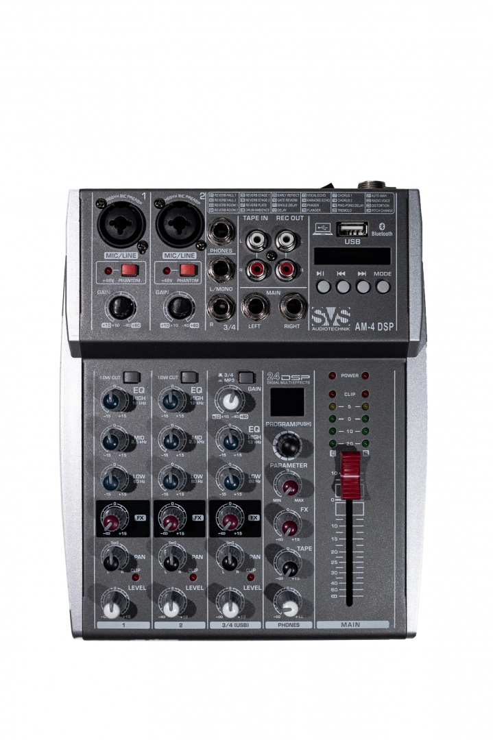 SVS Audiotechnik mixers AM-4 DSP Аналоговый микшерный пульт, 4-канала в Орехово-Зуево