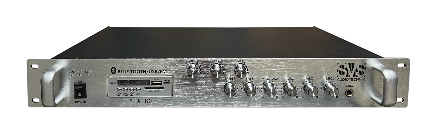 SVS Audiotechnik STA-80 Микшер-усилитель для систем Public Address в Орехово-Зуево